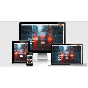 高端HTML5汽车配件网站源码，自适应响应式设计，炫酷织梦模板